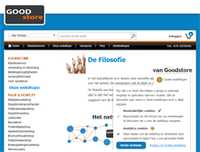 Tablet Screenshot of goodstore.nl